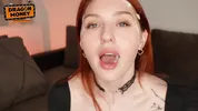 Redhead With Huge Tits Does A Slobbery Deepthroat And Gets A Huge facial