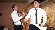 Interview with the Perfect Redhead Ends in a Double Vaginal and a Threesome - Celeste Alba