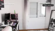 The married landlady gratefully accepted cum on her tits.