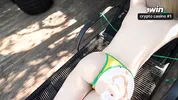 What?! Stepsister Persuades Me to Fuck Her by the Pool