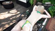 What?! Stepsister Persuades Me to Fuck Her by the Pool