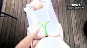 What?! Stepsister Persuades Me to Fuck Her by the Pool
