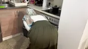 Türbanlı Üvey Annemin Kocası Eve Gelmeden İçine Geldim