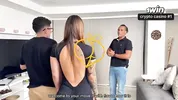 Hijastro soñó que se comía el culo de su madrastra junto con su profesor de salsa - ANAL, MILF, TRIO, BBC