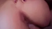 Just what she asked for! Pussy eating orgasm quickie creampie