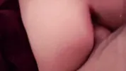 Just what she asked for! Pussy eating orgasm quickie creampie