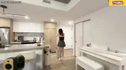 TEMIZLIĞE GELEN ÜNİVERSİTELİYE AĞZA BOŞALMA ŞOKU
