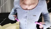 A female college student who squirts like a waterfall with her anal even though she is a virgin, Oho voice acme with double use of fixed vibrator and finger electric massage machine