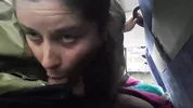 A woman saw an exhibitionist's Dick on the Bus. REACTION