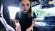Cute Starbucks Barista Lost a Bet and Fucked Her Way Out of It