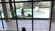 My Voyeur Boyfriend Can't Resist Me At The Pool - Sloppy Blowjob