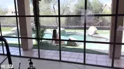 My Voyeur Boyfriend Can't Resist Me At The Pool - Sloppy Blowjob