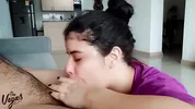Balcony Risk Blowjob: Kneeling in Our New Apartment, Sucking Him Deep with Neighbors Just Across the Way | Selena Vega Risky Amateur