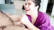 Balcony Risk Blowjob: Kneeling in Our New Apartment, Sucking Him Deep with Neighbors Just Across the Way | Selena Vega Risky Amateur