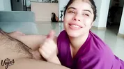 Balcony Risk Blowjob: Kneeling in Our New Apartment, Sucking Him Deep with Neighbors Just Across the Way | Selena Vega Risky Amateur