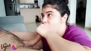 Balcony Risk Blowjob: Kneeling in Our New Apartment, Sucking Him Deep with Neighbors Just Across the Way | Selena Vega Risky Amateur