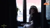 I like to lick my girl at sunset. Lesbian sex in the kitchen.
