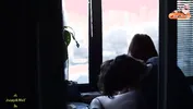 I like to lick my girl at sunset. Lesbian sex in the kitchen.