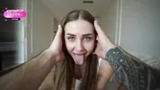 Hot Kira loves sex, she fucked and got a big load of cum on her face. POV