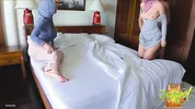 She invited her hot MILF friend for our first threesome! Homemade FFM