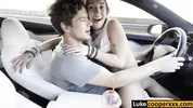 Petite Amateur Teen Fucks In Car Driving - Bailey Base - Luke Cooper