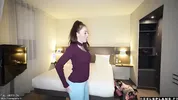 Pretty Czech tourist with a perfect ass gets anal fucked by her hotel manager, who came to visit her !!!