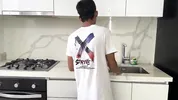 Mi big ass stepsister gets angry for not helping her in the toilet, so I calm her down with a rich and strong penetrated by her tight vagina