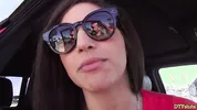 DTFsluts - James Deen fucks Abella's pussy hard and deep until he cums