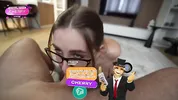 Beautiful Kira sucks cock so dirty and gets it in her tight pussy. POV