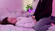 lesbian kissing, touching, etc.