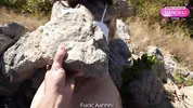 Nature Hike Gone Wrong — Stuck in a Fence, Outdoor Sex