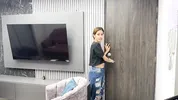 I give my best friend a hard fuck after watching her masturbate in my underwear.