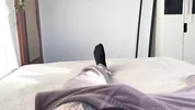 My friend's hot stepsis lost her panties, but my fantasy almost went too far