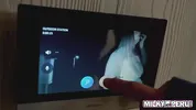 MILKY PERU - Me corro en las grandes tetas de mi vecina chismosa