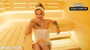 Peeping on Stepmom Leads to Hot Sauna Sex
