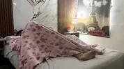 Do you mind if I stay? I have a hard fuck with my horny Latina stepsister after she asks me to spend the night in my room