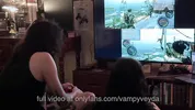 resident evil 5 & chill with my goth girlfriend (vampyveyda)