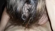 Cheeky blowjob with hidden titfuck climax