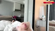 My stepsister taught me how to fuck and I covered her face in cum