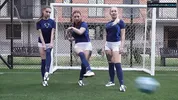 Luna Evans Gets Surprised in Locker Room by Football Player After Game