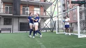 Luna Evans Gets Surprised in Locker Room by Football Player After Game