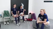 Luna Evans Gets Surprised in Locker Room by Football Player After Game