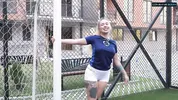 Luna Evans Gets Surprised in Locker Room by Football Player After Game