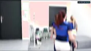 Luna Evans Gets Surprised in Locker Room by Football Player After Game
