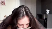 My stepmom couldn't resist and sucked my cock until I came