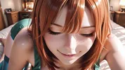 Horny Little Redhead Pixie Can't Stop Pleading for Bed Creampie