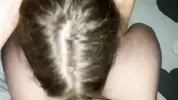 Risky Blowjob - 18-year-old quietly sucks her best friend's cock so her parents don't hear