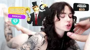 Hot Busty Brunette Squirts Hard and Gets Creampied