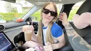 I got horny during our morning coffee run