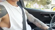 I got horny during our morning coffee run
